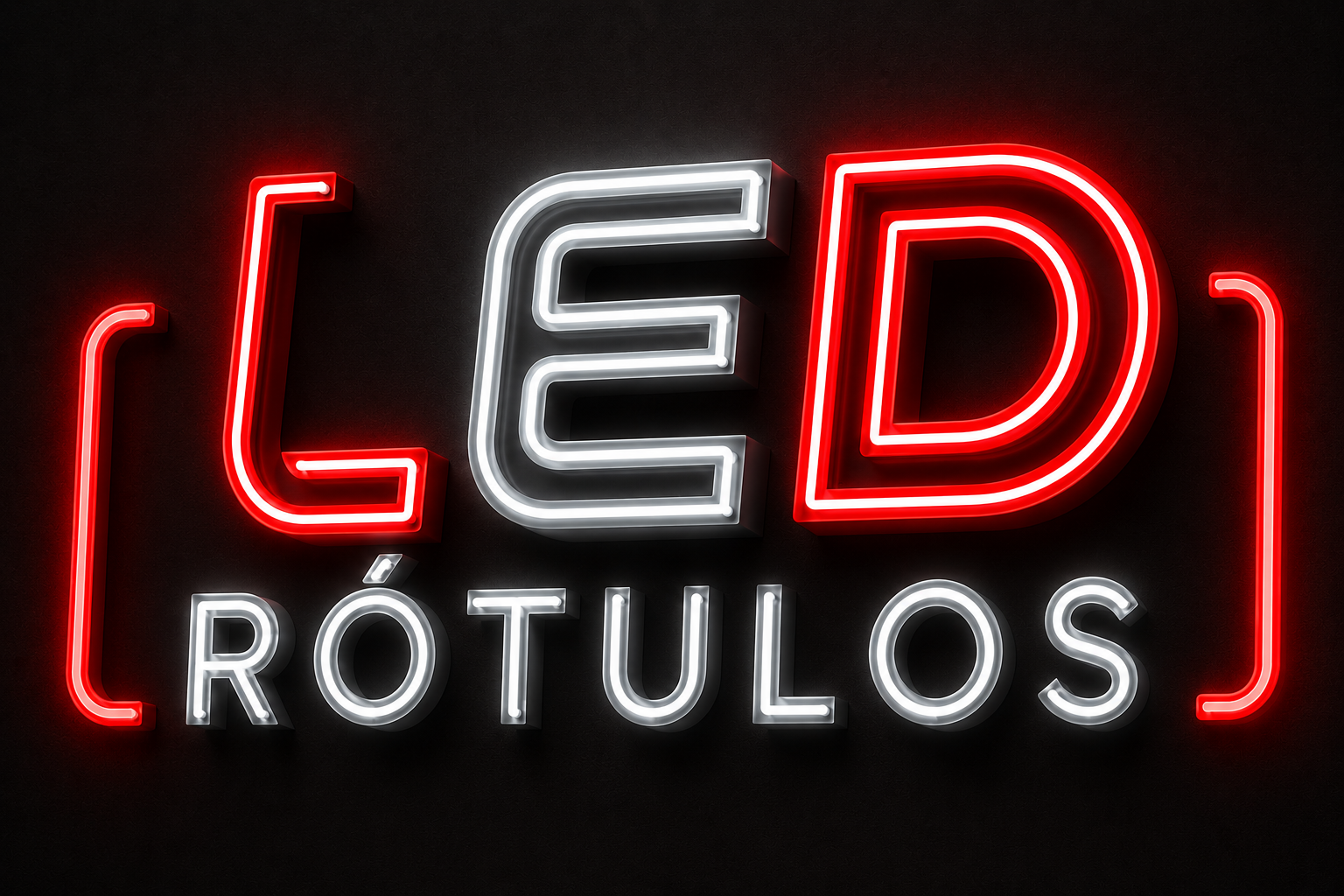 Letrero neón para ambiente comercial